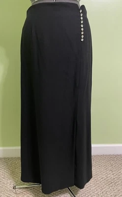 Falda para mujer Margaretha Ley Escada, talla 44 (UE), pura lana, negra. Foto 1 de 4