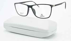 RODENSTOCK Brille R 7046 A 54-14 140 Acetat Titanium Schwarz Matt Karree im Etui - Picture 1 of 12