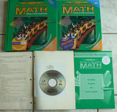 Prentice Hall Middle Grades Math,Course 3,Tools for Success,TE,Text,CD Tests,Wkb - Image 1 of 4