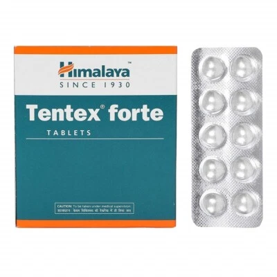 10 tiras Himalaya Tentex Forte - para vigor masculino y bienestar sexual Foto 1 de 4