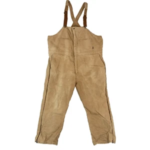 Walls hellbraun gesteppter gefütterter Latz Overall Latzhose Arbeitskleidung Größe 3XL - Bild 1 von 24