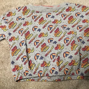 Youth XS Walt Disney World Crop Top Long SleeveVintage Looking Elastic on Bottom - Picture 1 of 4