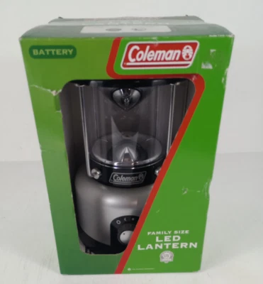 Linterna LED Coleman tamaño familiar 175 lúmenes 8D plateada (nueva en caja) Foto 1 de 3