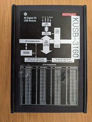 Keithley KUSB-3160 (96 channels of Digital I/O,  all on USB interface) - Image 1 of 4