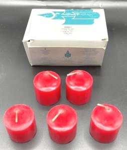Candele votive profumate alla fragola PARTYLITE 1 scatola da 5 #V0627 NOS - Foto 1 di 2