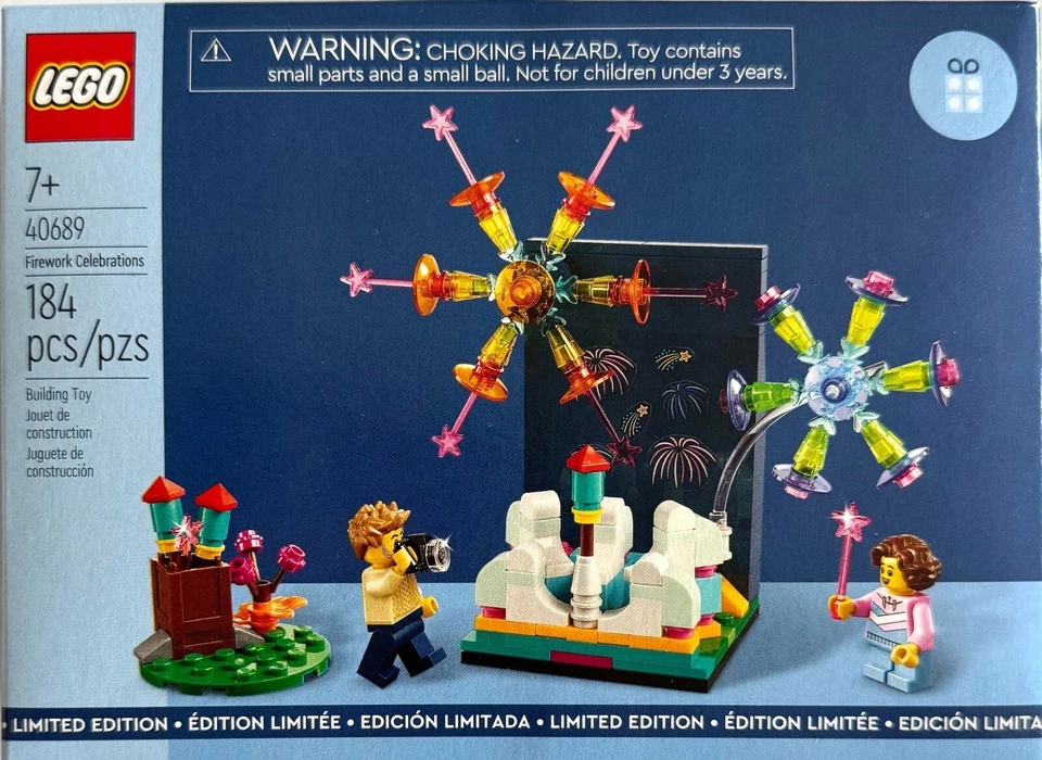 LEGO ФЕЙЕРВЕРК ПРАЗДНОВАНИЯ #40689 ПРОМО ОГРАНИЧЕННЫЙ ВЫПУСК В ЗАВОДСКОЙ УПАКОВКЕ РЕДКАЯ - Изображение 1 из 1