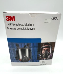 3M 6800 Vollgesichtsstück Wiederverwendbare Maske Gesicht Atemschutz MEDIUM Grau -NOB - Bild 1 von 9