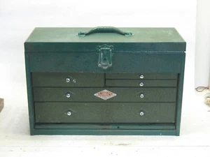Caja de herramientas mecánicas S-K Vintage SK Sherman Klove 5 cajones Chicago IL EE. UU. - Imagen 1 de 6