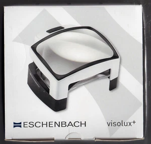 Eschenbach Visolux+ 1566 Illuminated Image Magnifier LED Reading Lupe Stamps - Picture 1 of 12
