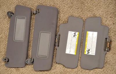 2004-2006 LEXUS GX470 GX 470 SUNVISORS SUN VISORS PAIR GRAY OEM Foto 1 de 4