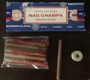 1 or 3 x 10pc Packs Dhoop Incense Sticks Cones SATYA Nag Champa Super Hit Bulk - Picture 1 of 3