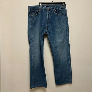 Levi's 501XX Jeans Vintage Made in Mexico Men 36x34 Button Fly Blue Denim WPL423 - Picture 1 of 9