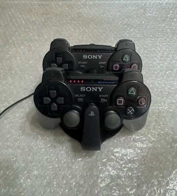 Estación de carga doble Sony PS3 CECH-ZDC1U 2 clips + 2 mandos Foto 1 de 4