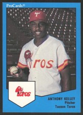 1989 ProCards Triple A   Anthony Kelley #186 Tucson Toros