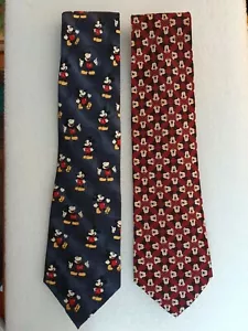 GENUINE DISNEY MICKEY MOUSE MENS NECKWEAR. NOVELTY FUN TIES - Picture 1 of 2