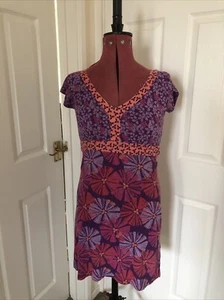 Ladies White Stuff Dress Tunic 10 Purples Pinks Reds - Picture 1 of 7