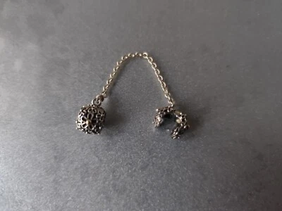 Original Pandora Charm Clip Sicherheitskette Bicolor Silber 925 ALE Gold 585 - Bild 1 von 3