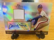 2011 Topps Tribute Autograph Relic David Cone SSP /99 #TAR-DC Mets Yankees Auto