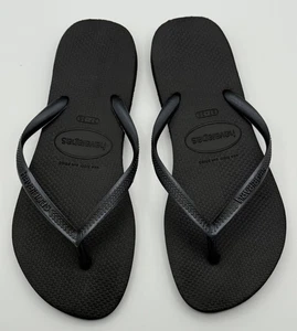 Sandalias Havaianas Mujer Negras Chanclas Talla 7-8/39-40 Usadas Buen Estado - Imagen 1 de 4