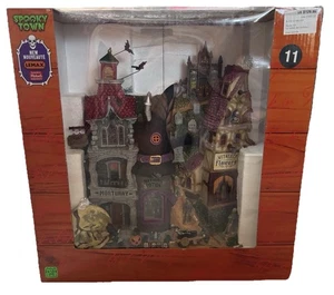Lemax Michaels Exclusive Spooky Town Halloween Village Raven Hill As Is No Moon - Picture 1 of 22