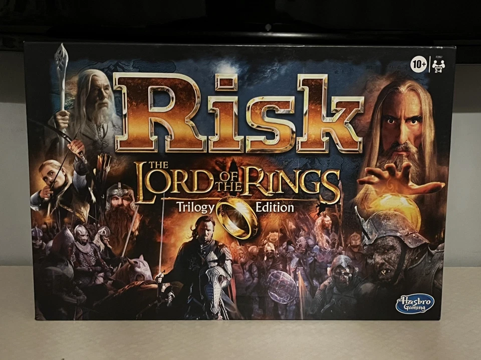 NEW! RISK The Lord of The Rings Trilogy Edition  with Ring  LOTR Board Game - Image 1 of 4