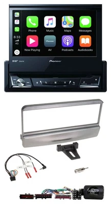 Pioneer DVD Bluetooth DAB USB Lenkrad Autoradio für Ford Mondeo 2000-2002 silber - Bild 1 von 4
