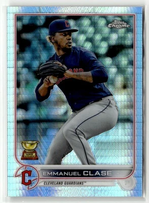 2022 Topps Chrome Sonic #130 Emmanuel Clase Prism Refractor - Image 1 of 2