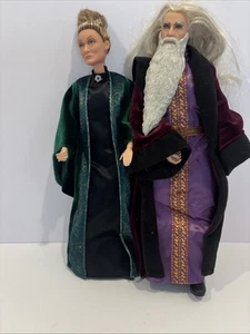 Mattel Harry Potter Minerva & Dumbledore Zauberer Gelenkpuppe Konvolut - Bild 1 von 3
