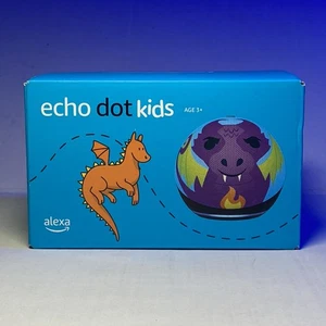Amazon Echo Dot Kids Edition 5. Gen. Smart Lautsprecher - Fire Dragon - Bild 1 von 3