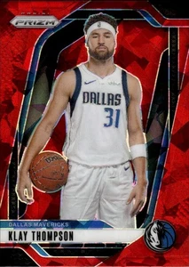 2024-25 Panini Prizm #107 Klay Thompson Prizms Red Ice - Picture 1 of 2