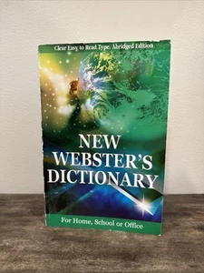 New Webster's Dictionary Abridged Edition Patterson 2006 Paperback Very good - Picture 1 of 6