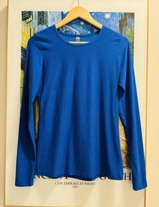 Beyond Yoga Super Soft Space Dye Blue L/S Crewneck size L - Picture 1 of 5