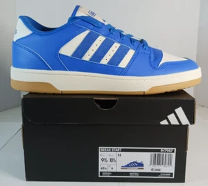 adidas Men's Break Start Low Shoes Blue Size 9.5 - Picture 1 of 7