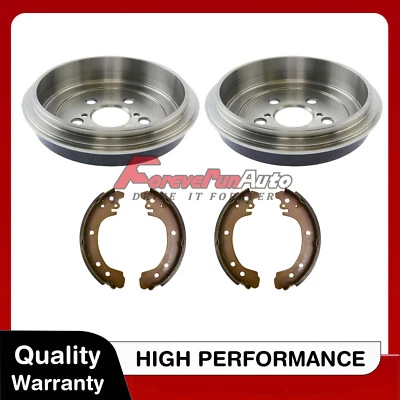 Tambores de freno traseros + zapatas de freno para Toyota Corolla 2002 2003 2004 2005 - 2008 EE. UU. Foto 1 de 4