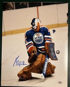 GRANT FUHR Signed Autographed Auto 11x14 Picture Photo Edmonton Oilers PSA/DNA - Picture 1 of 3