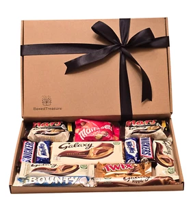 Galaxy Chocolate Bar Gift Box | Personalised Hamper | Father's Day, Birthday - Picture 1 of 10