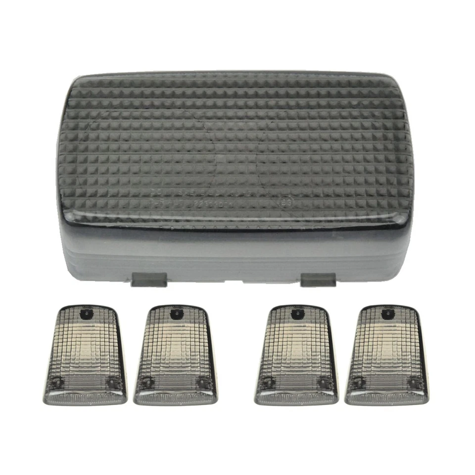 Lente de lanterna traseira e lente de seta compatível com SUZUKI 89-00 GS500E 90-96 DR650 fumê - Imagem 1 de 4