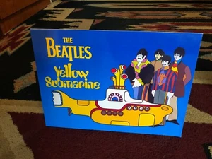 Beatles Yellow Submarine Tabletop Poster Style Standee 11" Long X 8" Tall - Picture 1 of 2