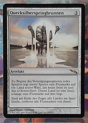 Magic Vintage - Quecksilberspringbrunnen - Rare/Artefakt - Mirrodin - DE/GD - Bild 1 von 3
