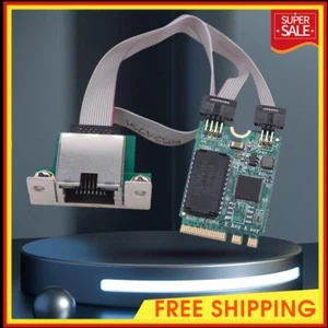 M.2 Gigabit Lan Adapter RTL8125BG Chip M2 RJ45 Ethernet Adapter Mini PCIE Przydatny - Zdjęcie 1 z 17