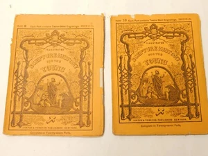 2 Illustrated Scripture History For the Young Books Part 9 & 10-Steel Engravings - Picture 1 of 9