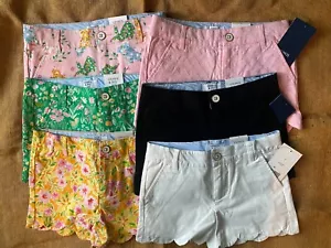 NWT Crown and Ivy Girls Casual Shorts Size 7 Adjustable Waist You Pick Color - Picture 1 of 13