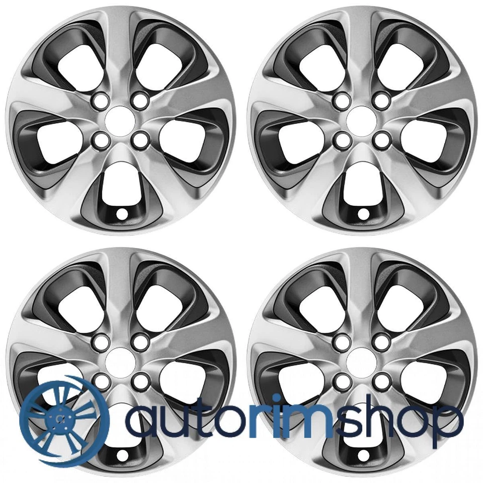 Juego completo de llantas plateadas Chevrolet Spark 2016-2021 15" OEM de 15" Foto 1 de 1