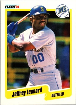 1990 Fleer - Jeffrey Leonard #519 - Image 1 of 2