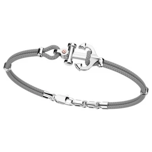 Bracciale uomo Zancan EXB619R-GR in argento 925 con ancora e cordino - Imagen 1 de 2