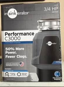 Insinkerator Performance C3000 3/4HP Motor Garbage Disposal New OPEN BOX - Picture 1 of 2
