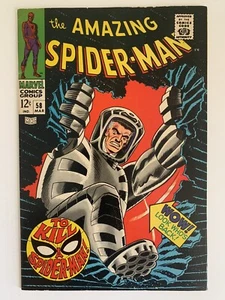 AMAZING SPIDER-MAN #58 8.5 VF+ 1968 TO KILL A SPIDER-MAN! SPIDER-SLAYER! MARVEL - Picture 1 of 14