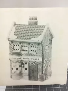 NUOVO Orologiaio Dept 56 Dickens Village Series Geo Weeton #59269 - Foto 1 di 6