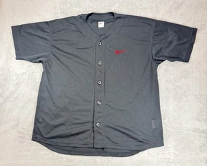 Rare Vintage 90’s Nike Mesh Baseball Jersey White/Red/Black Tag XL. 🔥🔥 - Picture 1 of 4