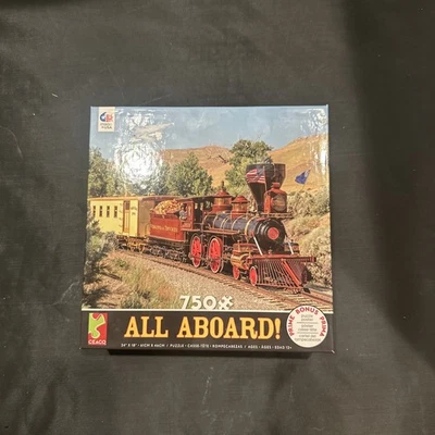 Rompecabezas Ceaco 750 piezas/todo a bordo/tren NUEVO Foto 1 de 4